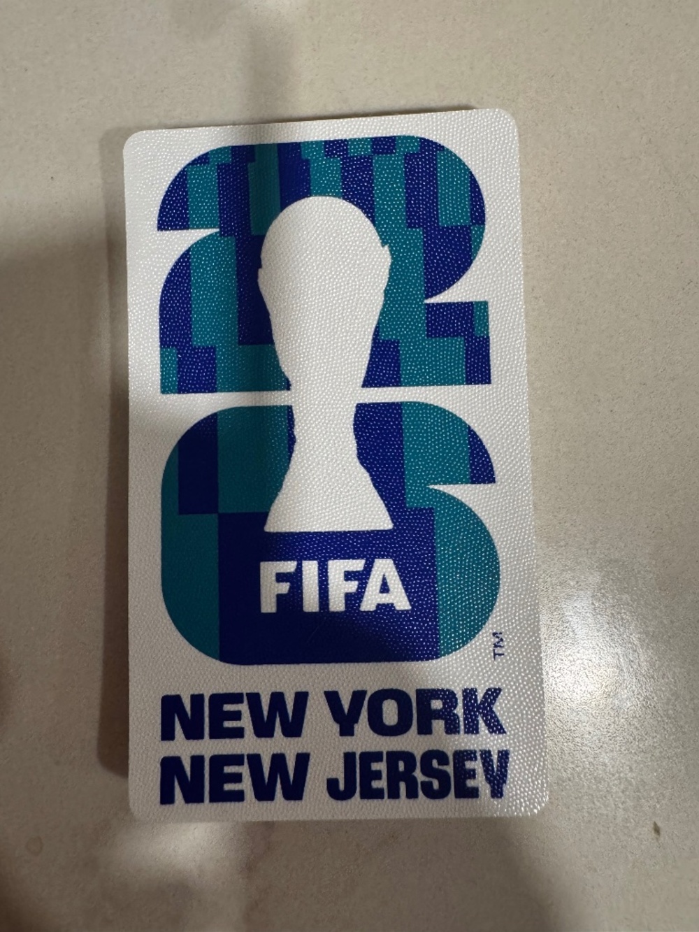 FIFA WORLD CUP 2026 New York New Jersey Velcro Patch